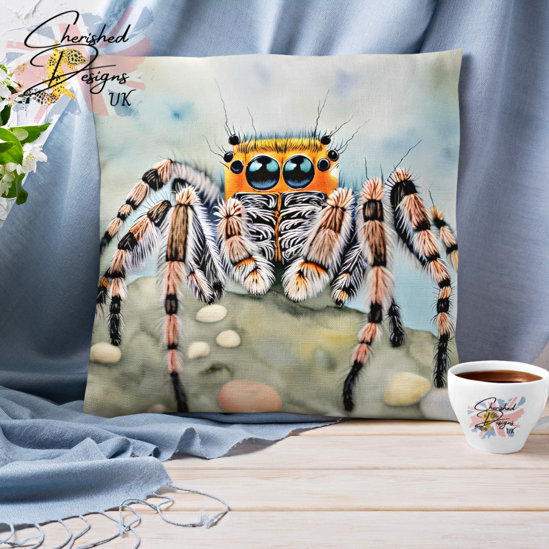 jumping spider cushion