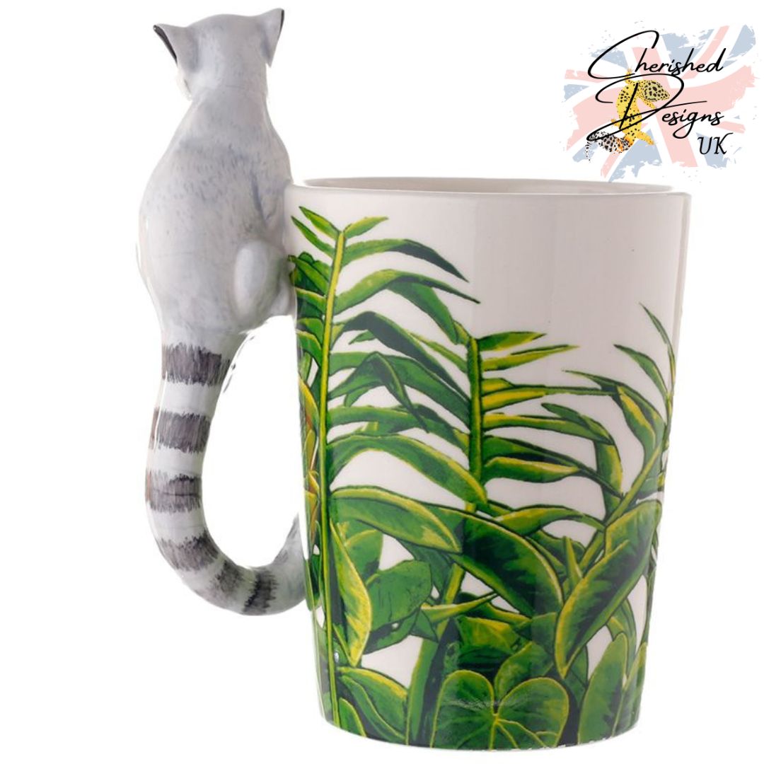 Tropical Ring Tailed Lemur Coffee Mug