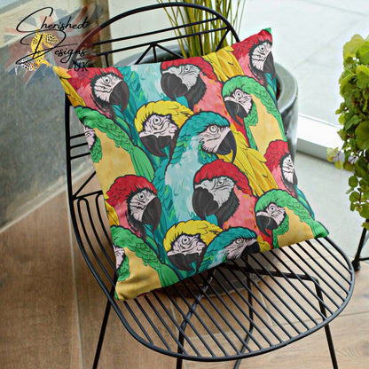Macaw Parrots Decorative Cushion & Covers