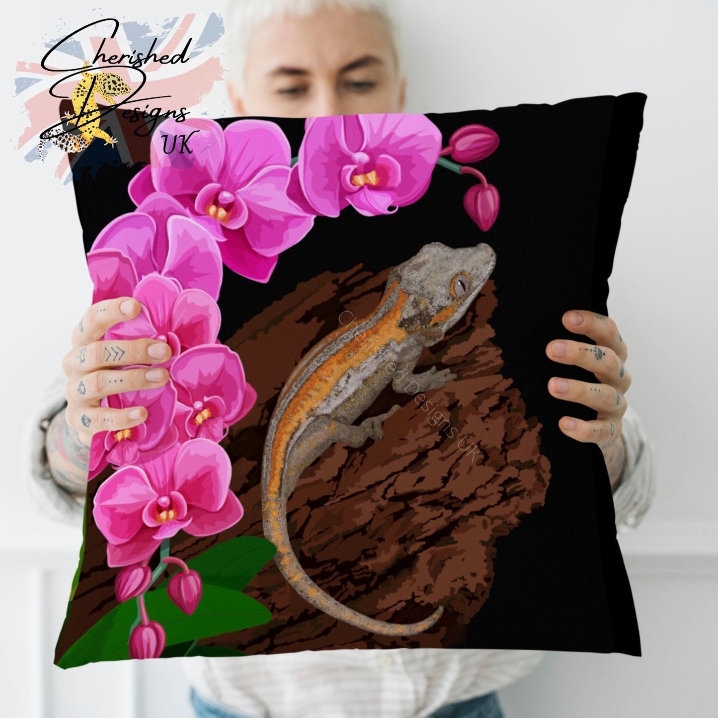 Gargoyle Gecko Decorative Cushion & Covers