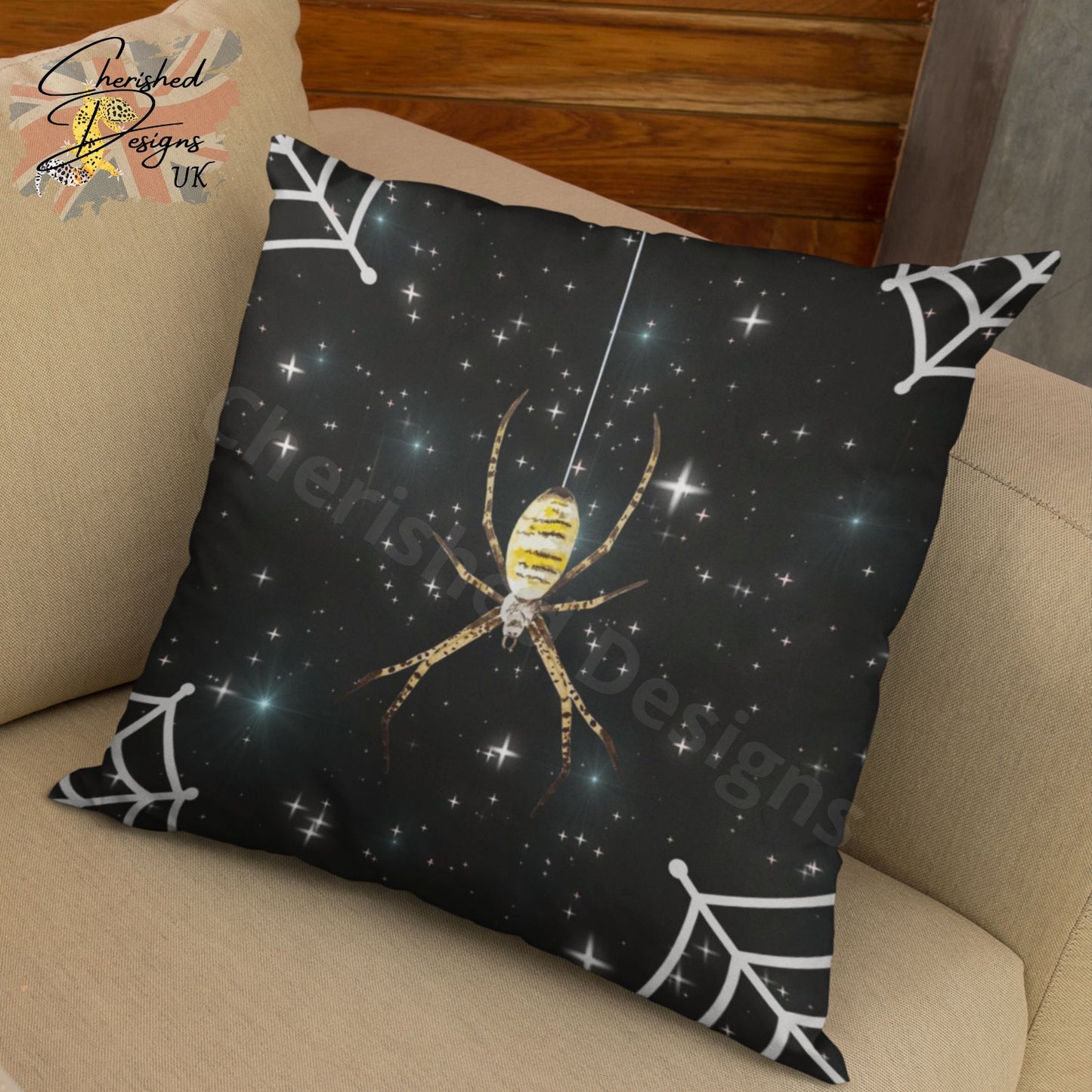 Scary Spider Halloween Decorative Cushion & Covers