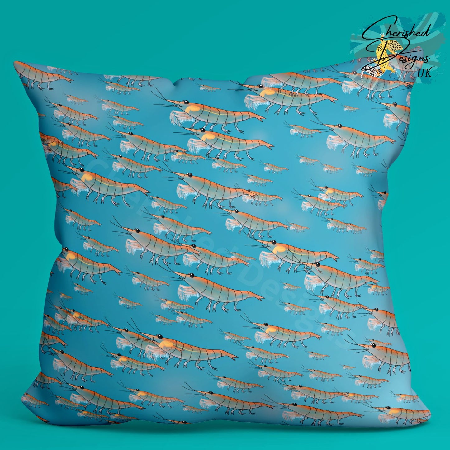 Shrimps Ahoy Decorative Cushion & Covers