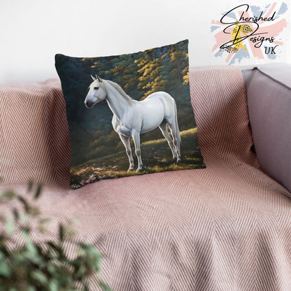 Grey Horse Decorative Cushion & Covers