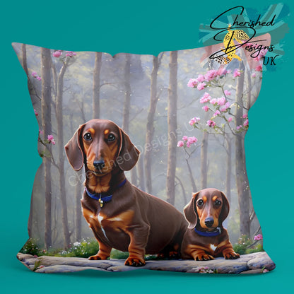Dachshund Family Decorative Cushion & Covers