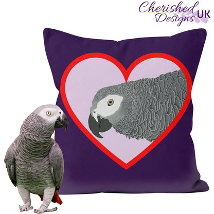 Africn Grey parrot Pillow