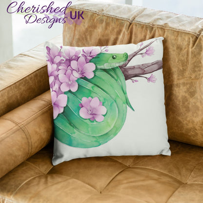 Green Tree Python Decorative Cushion & Covers