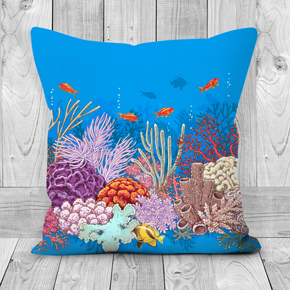 Coral Reef Designer Pillow